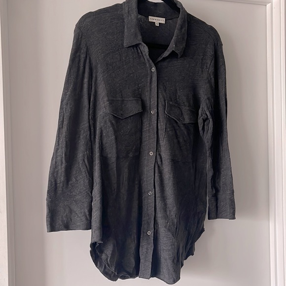 ARITZIA-COMMUNITY Cotton Buttondown - Picture 1 of 3